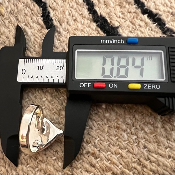 ❤️ Red Dahlia Kingman Turquoise 925 Heart Ring Navajo Southwestern Adj 6.8G - Picture 12 of 15